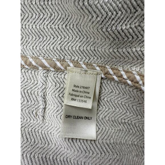 Ecru Women Small Gray Knit Blazer Light Weight Minimalist - Picture 4 of 14